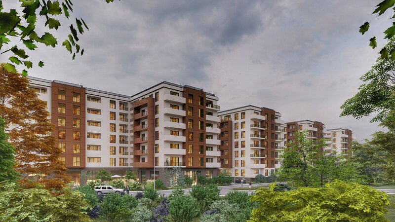 Sky Garden Pasarela Berceni, garsoniera.