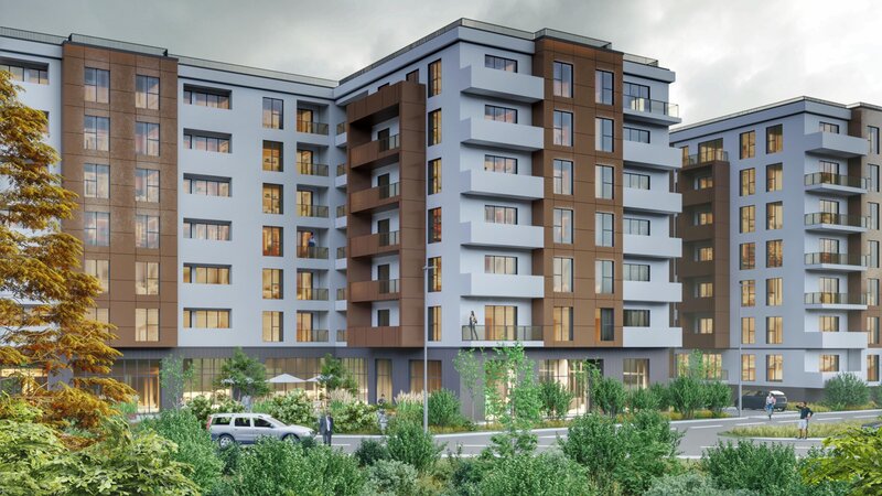 Sky Garden Pasarela Berceni, garsoniera.