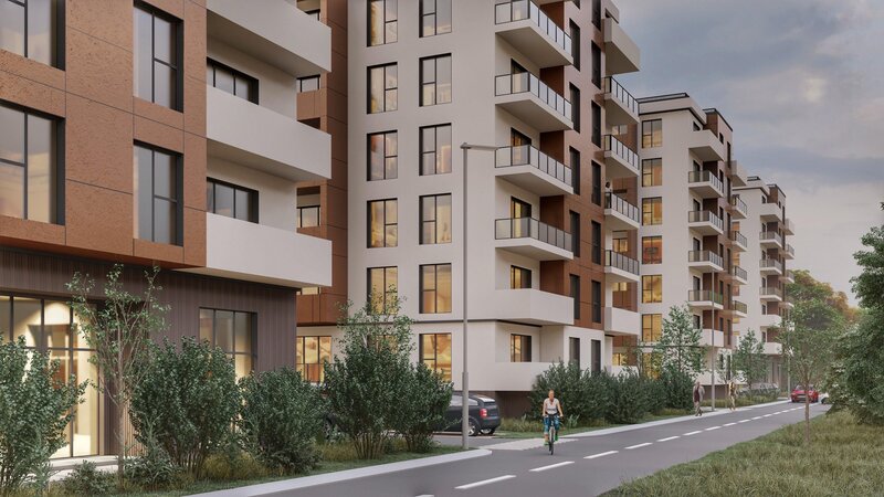 Sky Garden Pasarela Berceni, garsoniera.