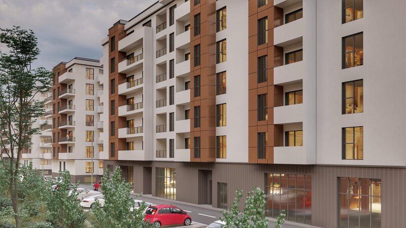 Sky Garden Pasarela Berceni, garsoniera.